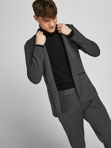 JACK & JONES Slim fit Suit Jacket 'BECK' in Grey