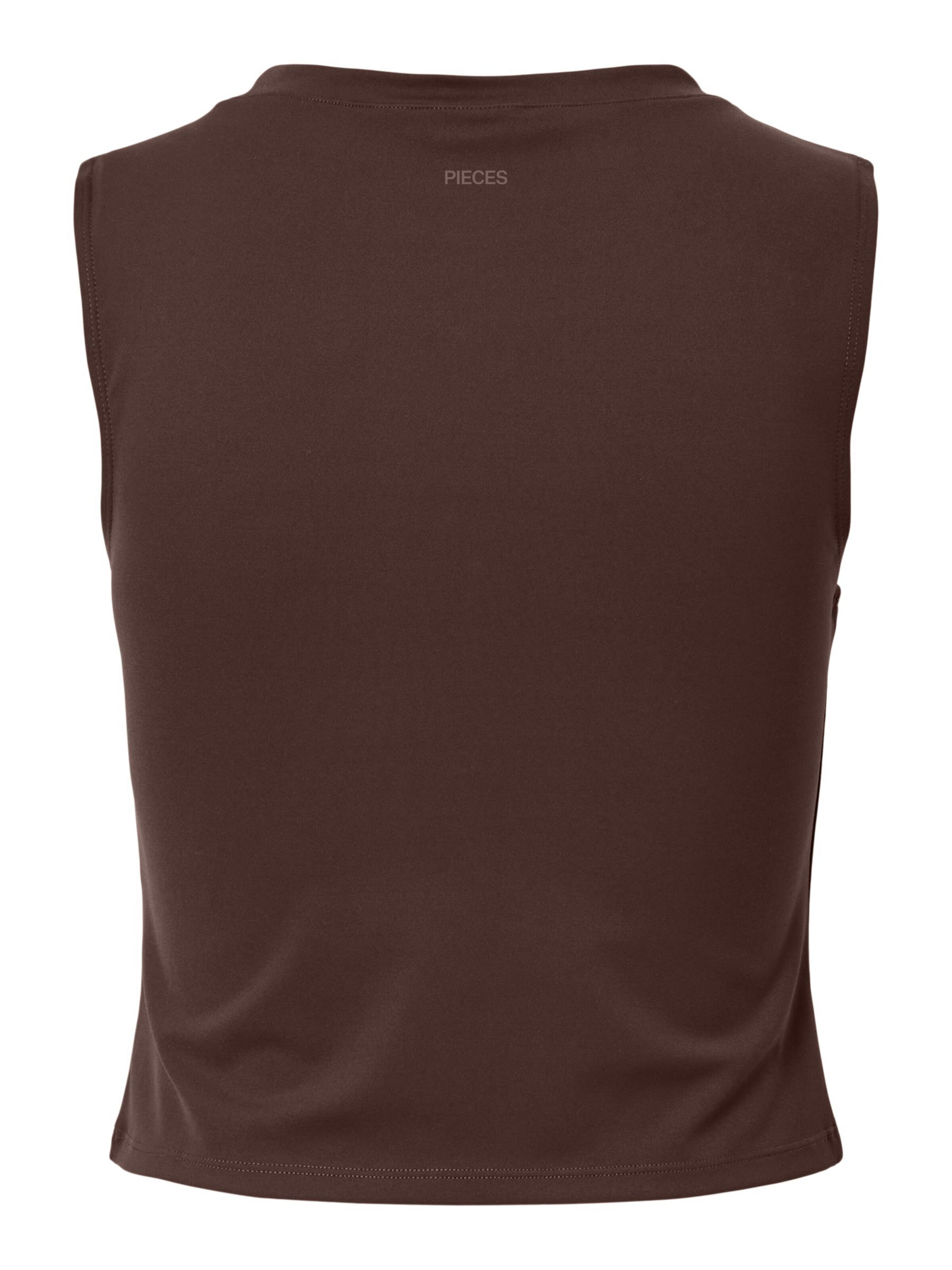 Top di PIECES in marrone
