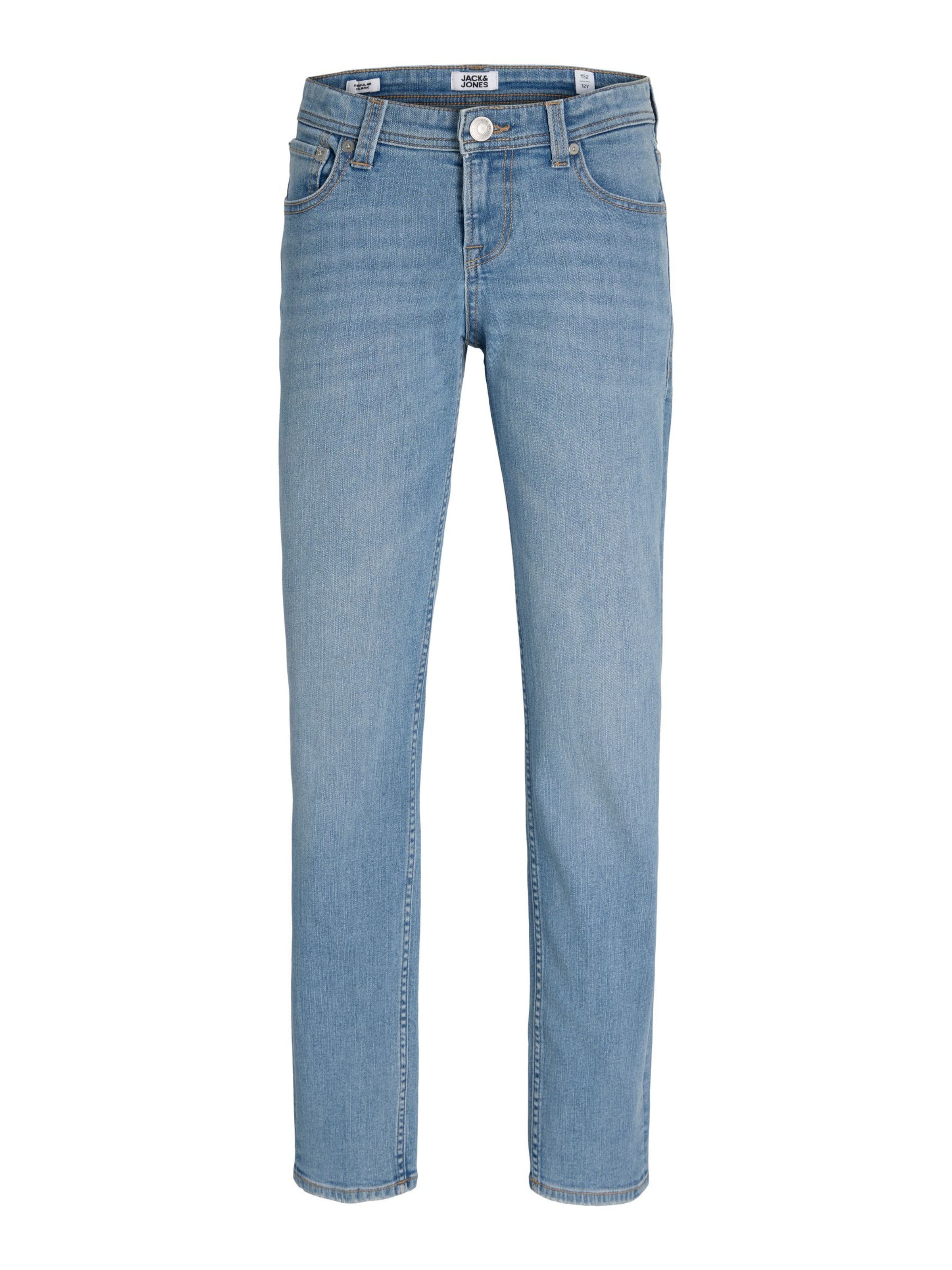 Coupe slim Jean 'JJIClark JJOriginal' Jack & Jones Junior en bleu : devant