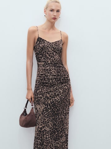 Robe de soirée 'SOFIA' MANGO en marron
