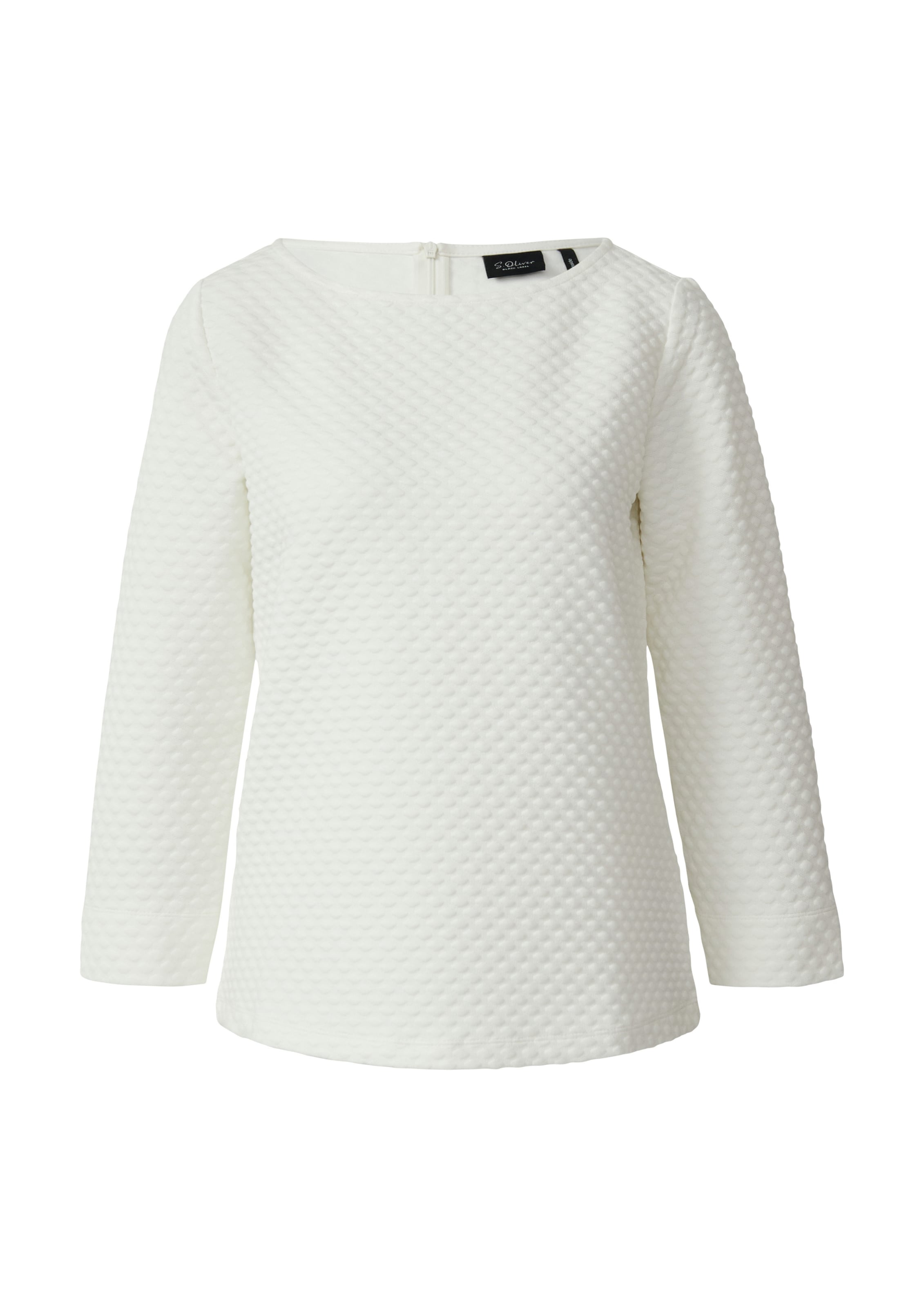 s.Oliver - Sudadera en blanco: frente