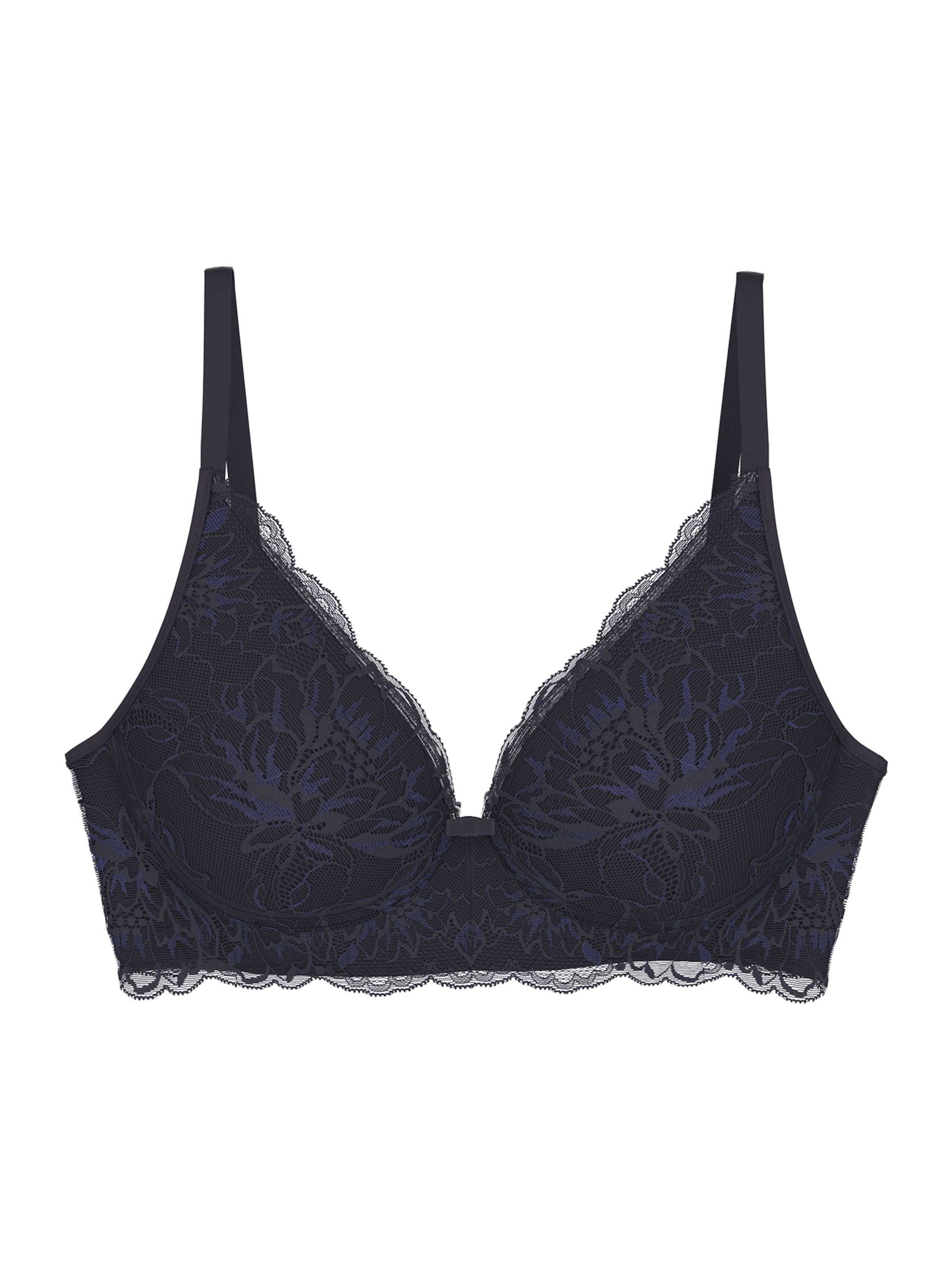 TRIUMPH T-shirt Bra ' Amourette Charm ' in Grey: front