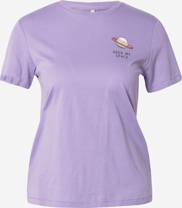 ONLY Shirt 'KITA' in Purple: front