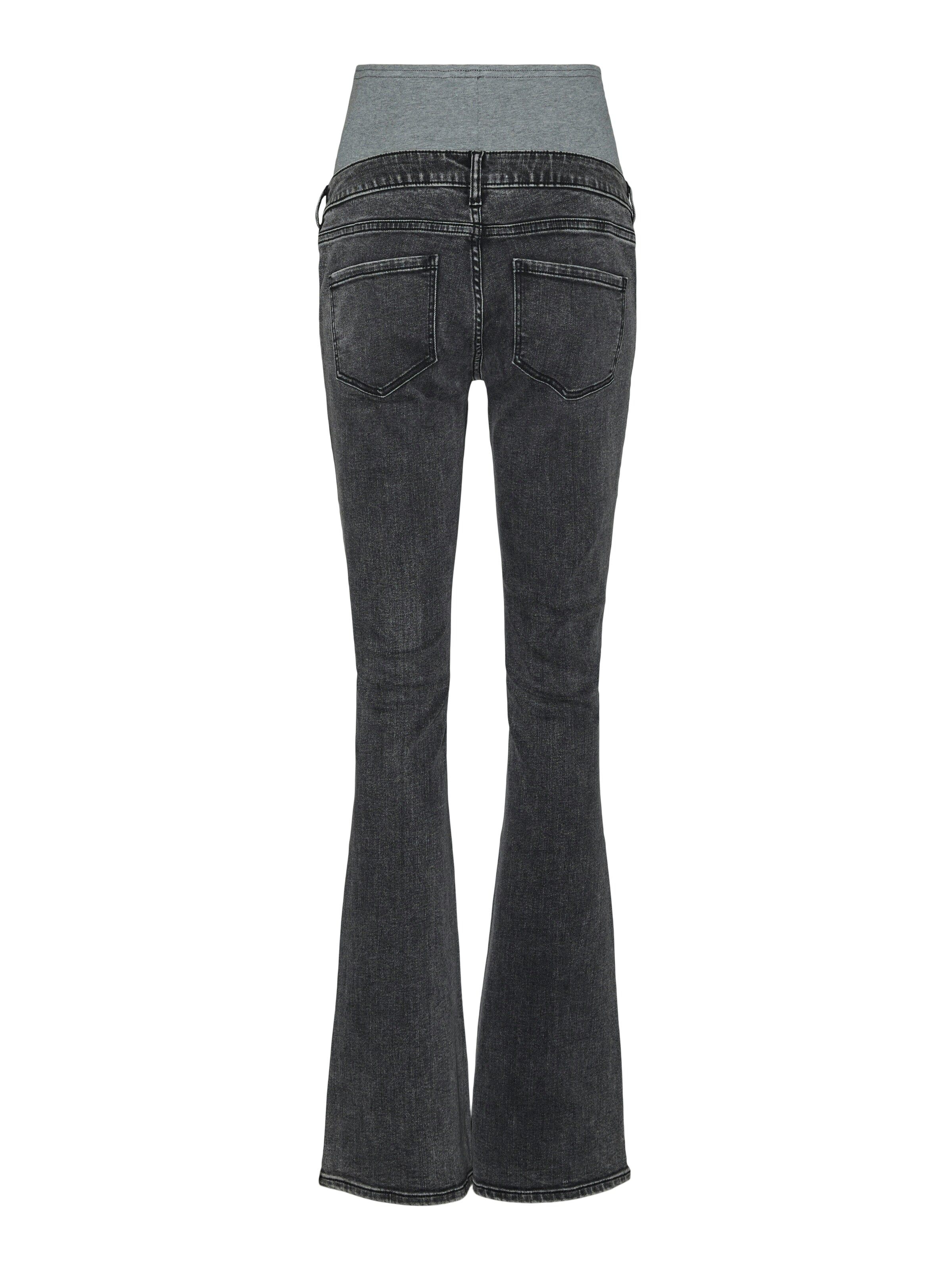 MAMALICIOUS Flared Jeans 'MLOSAKA' in Black