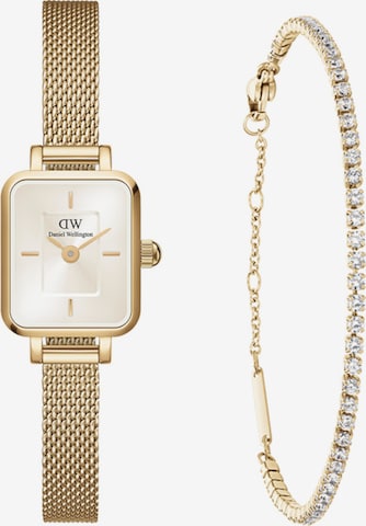 Parure de bijoux Daniel Wellington en or : devant