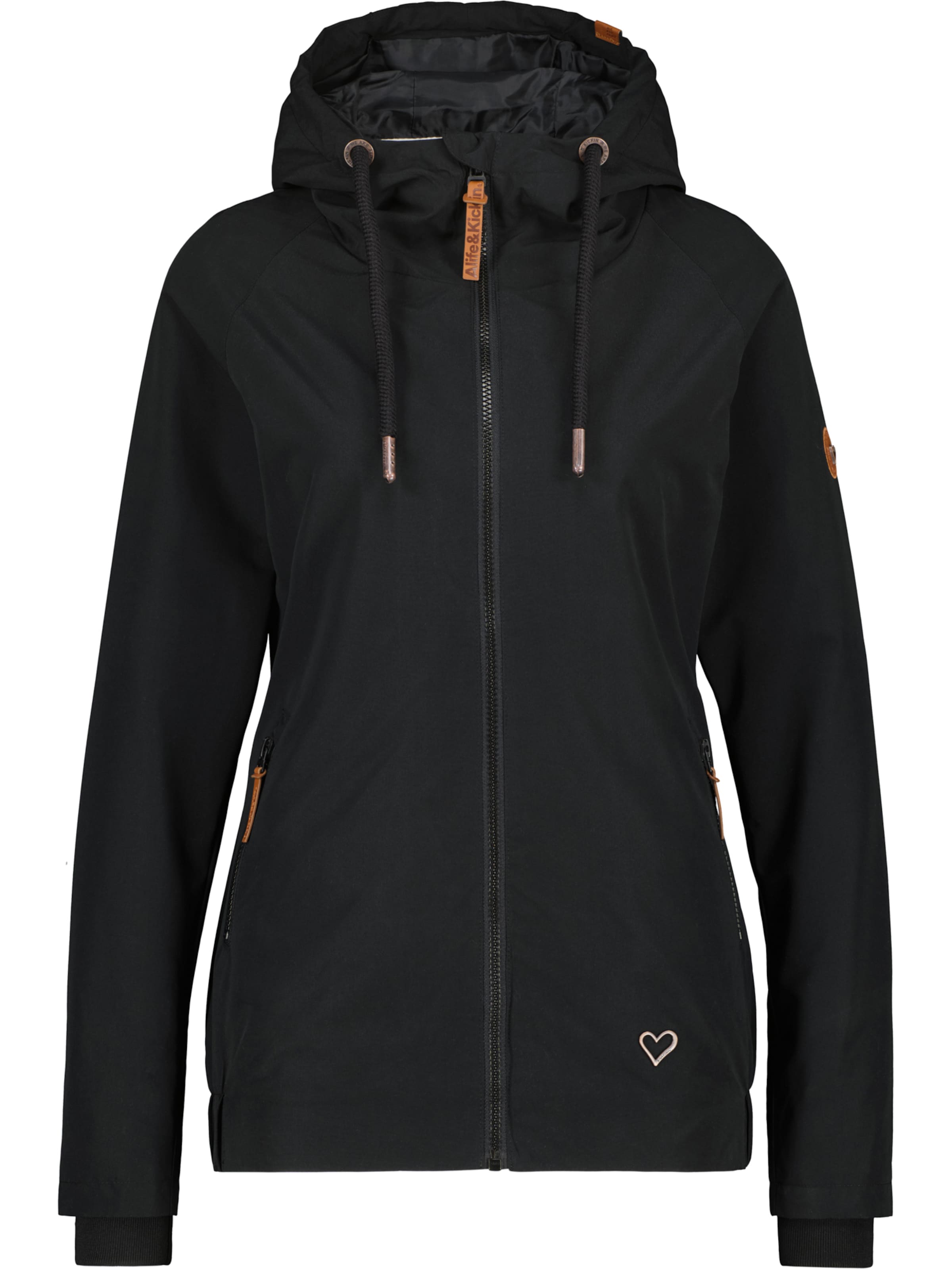 alife & kickin Jacke 'BettyAK' in Schwarz: Vorderseite