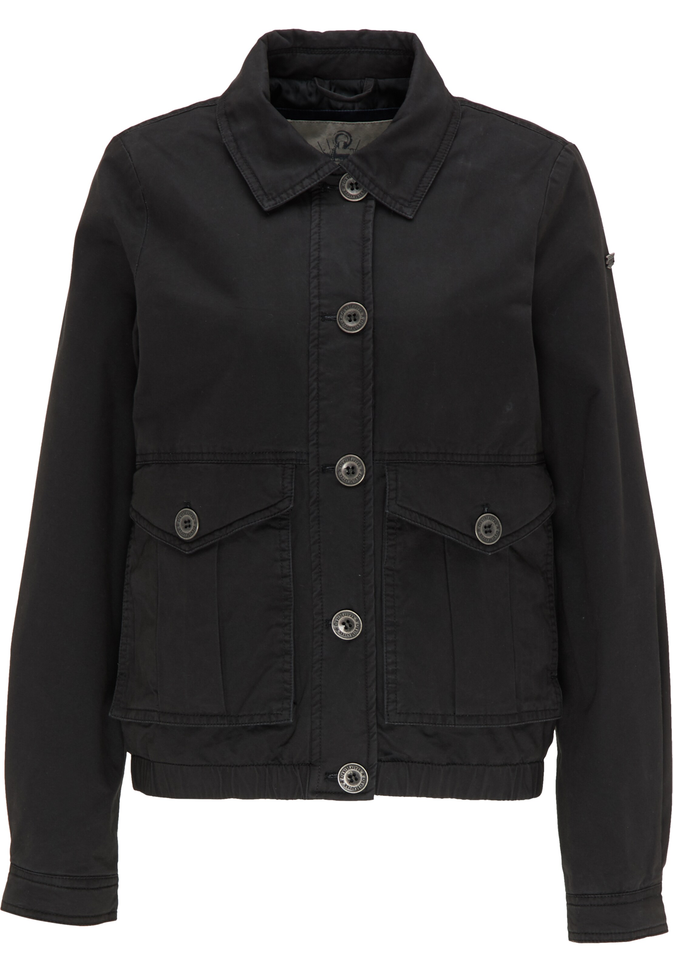 juoda DreiMaster Vintage Demisezoninė striukė: priekis