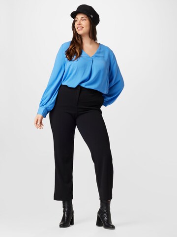 ONLY Carmakoma Blouse 'ANNSOFIE' in Blauw