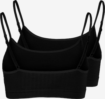 PIECES Bustier BH 'Symmi' in Schwarz