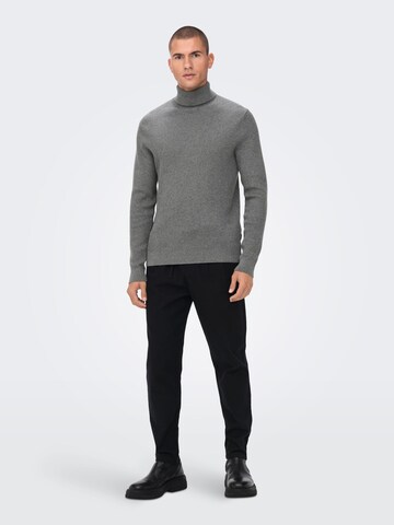 Only & Sons Pullover 'Phil' in Grau