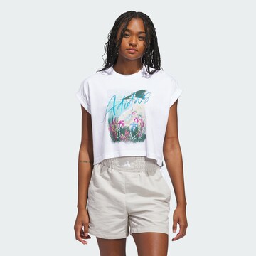 ADIDAS SPORTSWEAR Performance shirt 'Summer Romance' in White: front