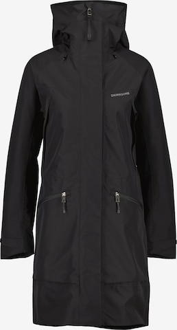 Didriksons Between-Seasons Parka 'Ilma' in Black: front