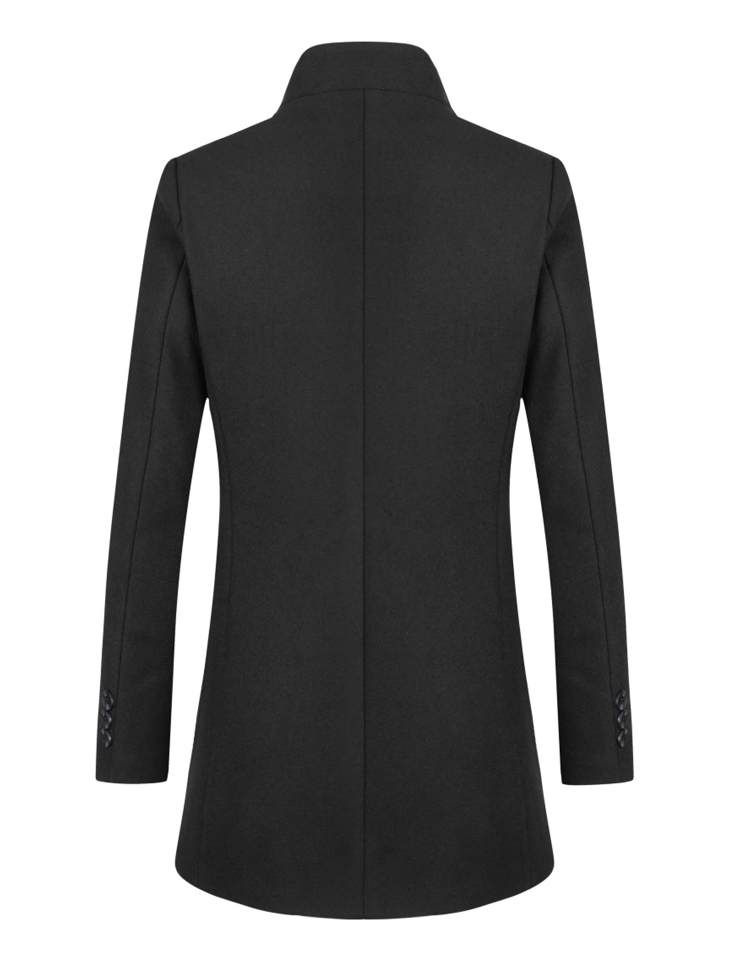 YOUTHUP Winter Coat in Black