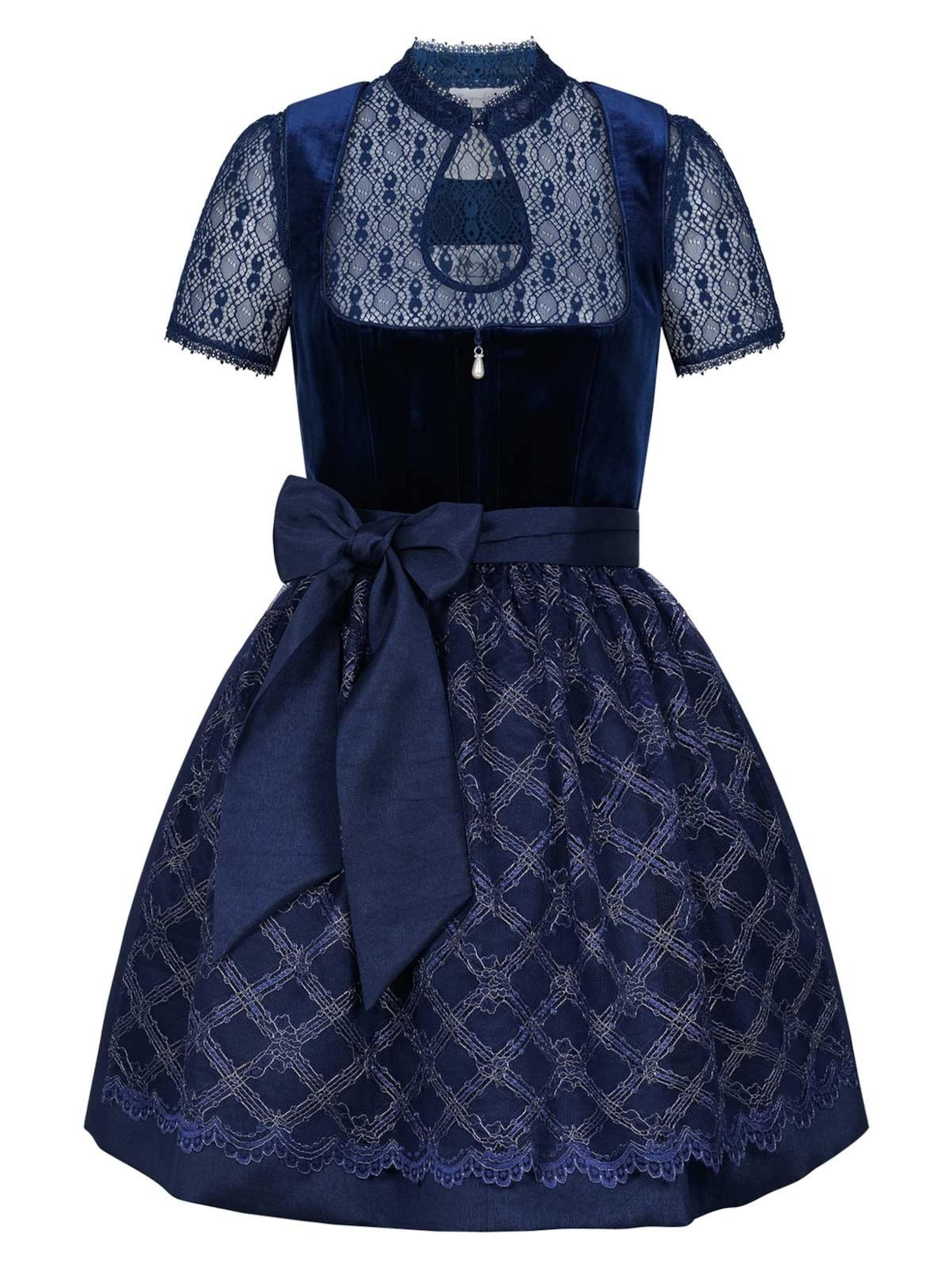 Steigenhöfer Dirndl in Blau: Vorderseite