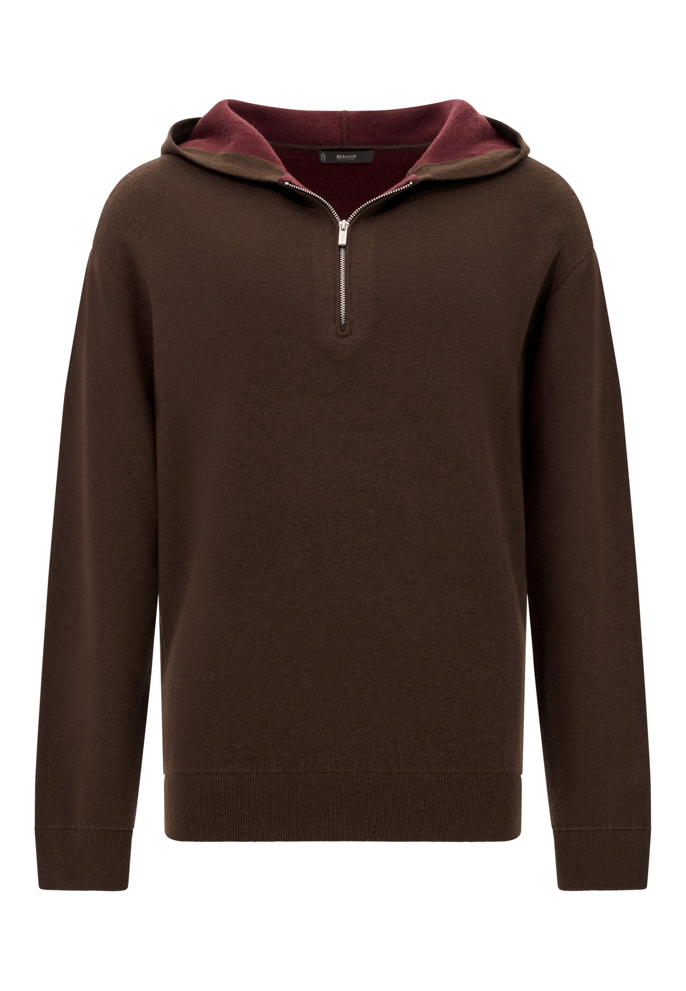 Boggi Milano Sweatshirt i brun: framsida