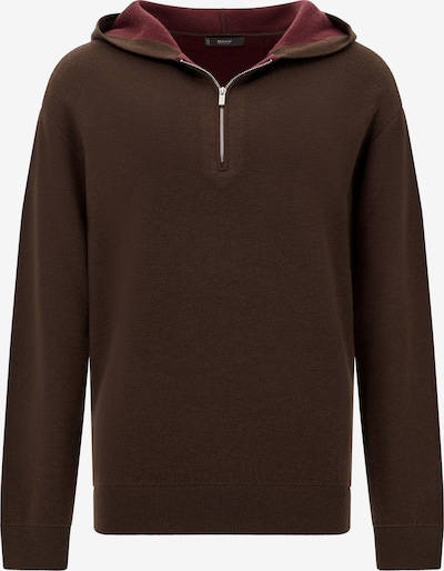 Megztinis be užsegimo iš Boggi Milano, spalva – tamsiai ruda, Prekių apžvalga