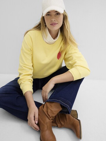 bonprix Sweatshirt in Geel