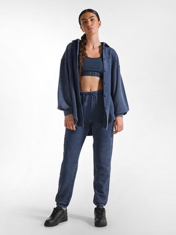 DEHA Slim fit Trousers in Blue: front
