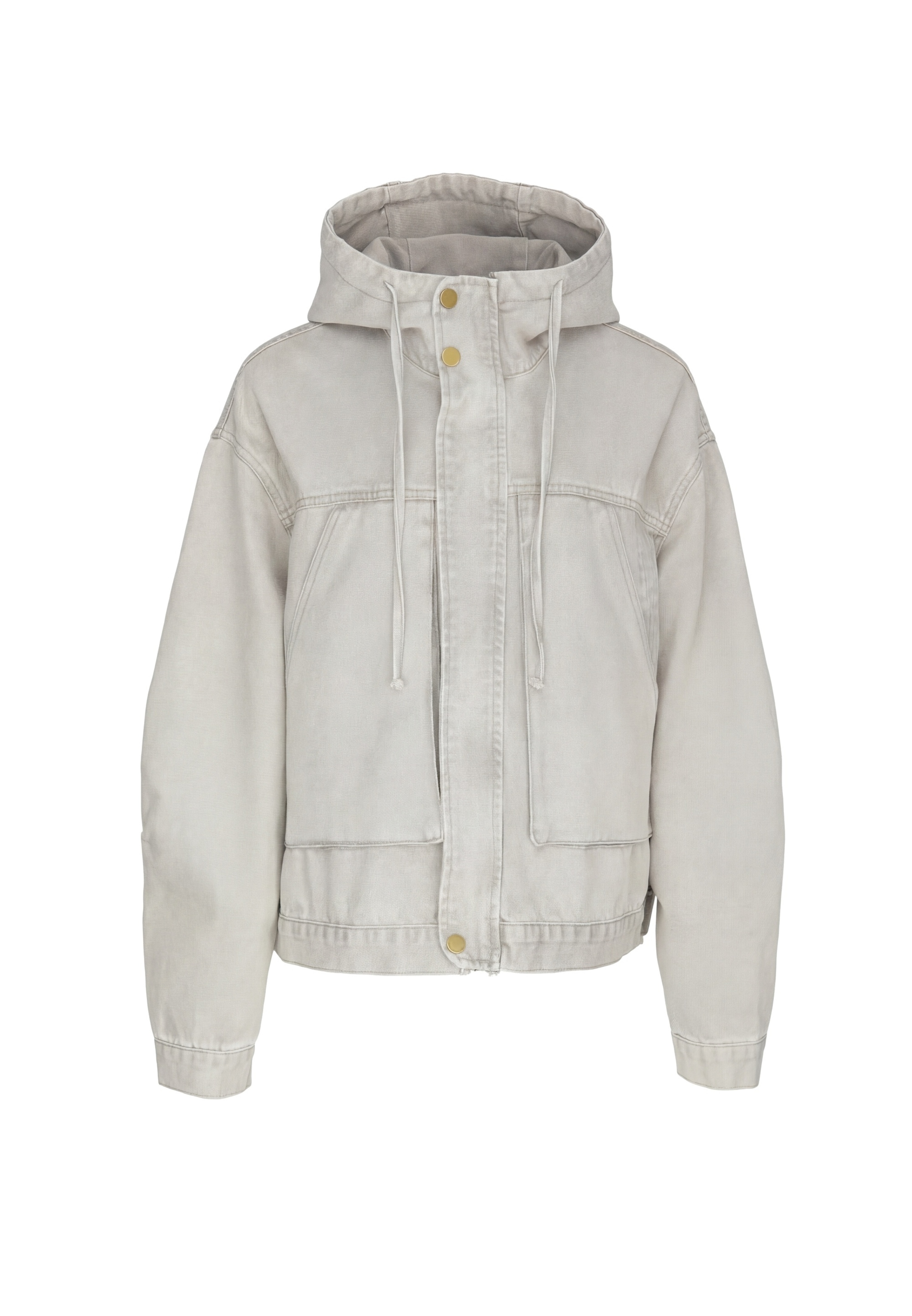 myMo ROCKS Between-Season Jacket in Grey: front