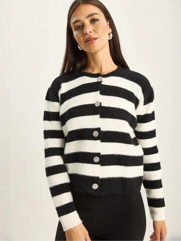 Bianco Lucci Strickjacke in Schwarz