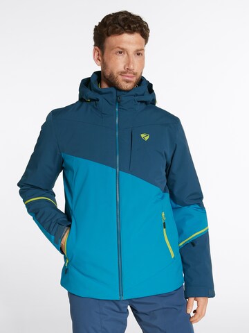 ZIENER Athletic Jacket 'TIMPA' in Blue: front