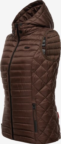 Gilet 'Hasenpfote' MARIKOO en marron