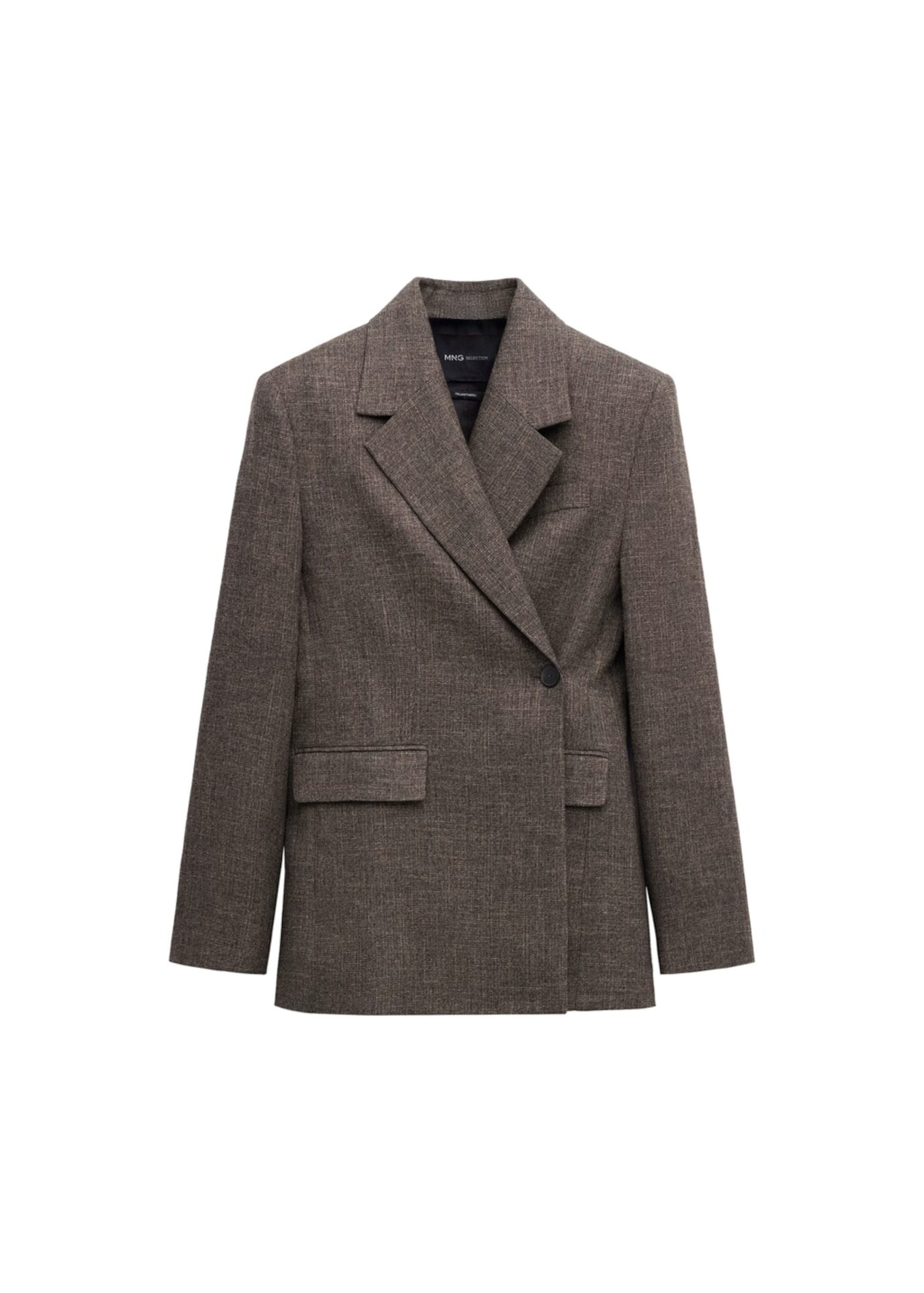 MANGO Blazer 'Ruben' in schoko, Produktansicht