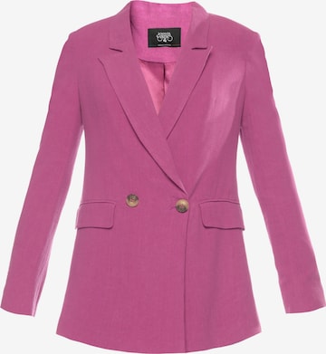 Le Temps Des Cerises Blazer in Pink: front