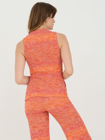 Tops en tricot 'Mayra' ABOUT YOU x Sofia Tsakiridou en orange