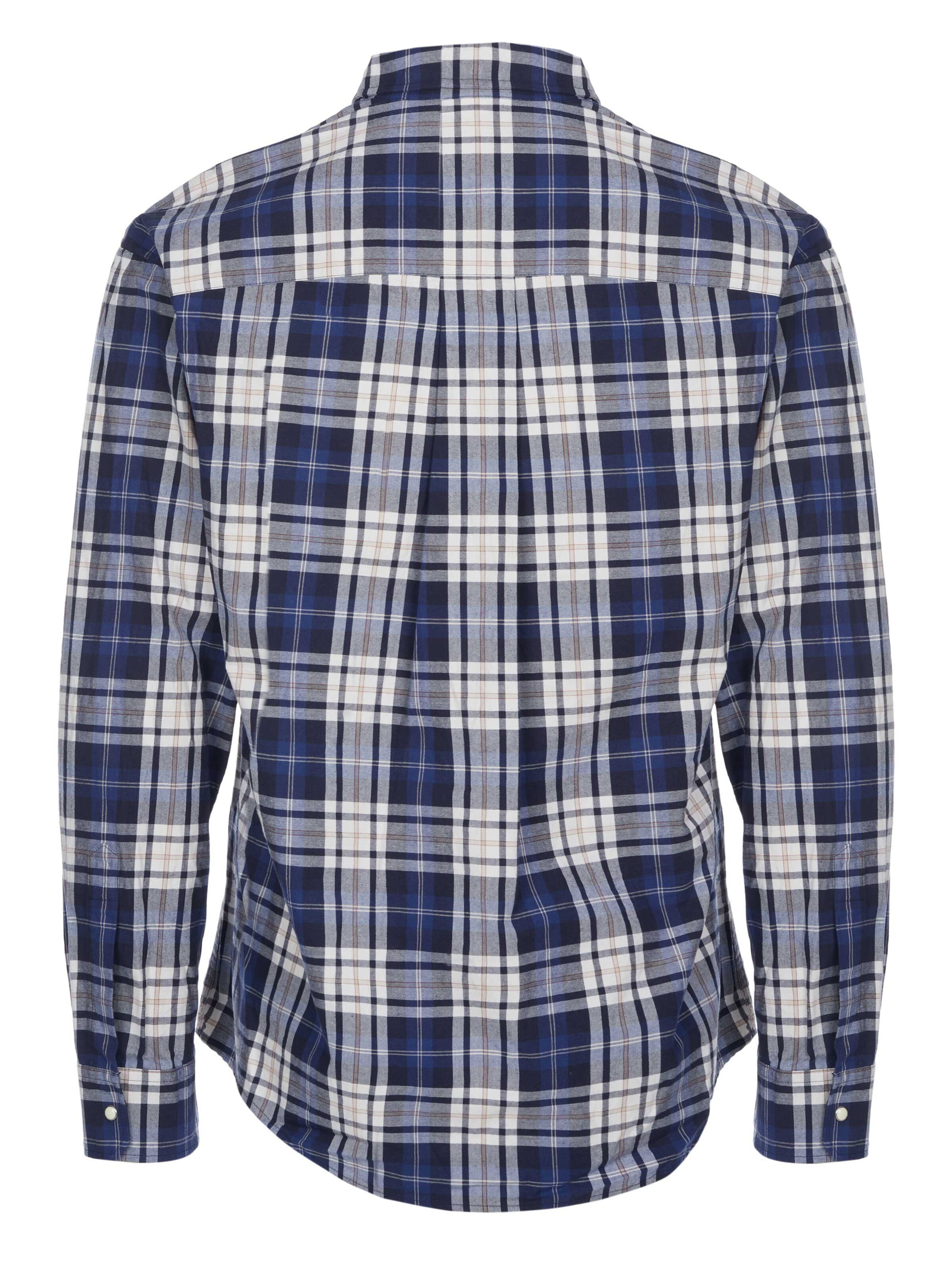 DS2 Shirt 'Dsquared2 Hemd Check Drop blau' in Blue