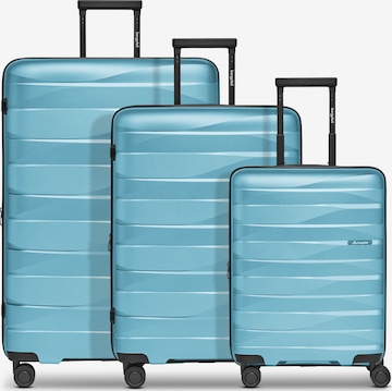 Set di valigie 'Travel ' di Bergpfeil in blu: frontale