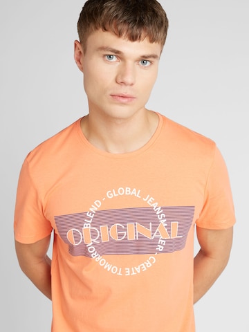 BLEND T-shirt i orange