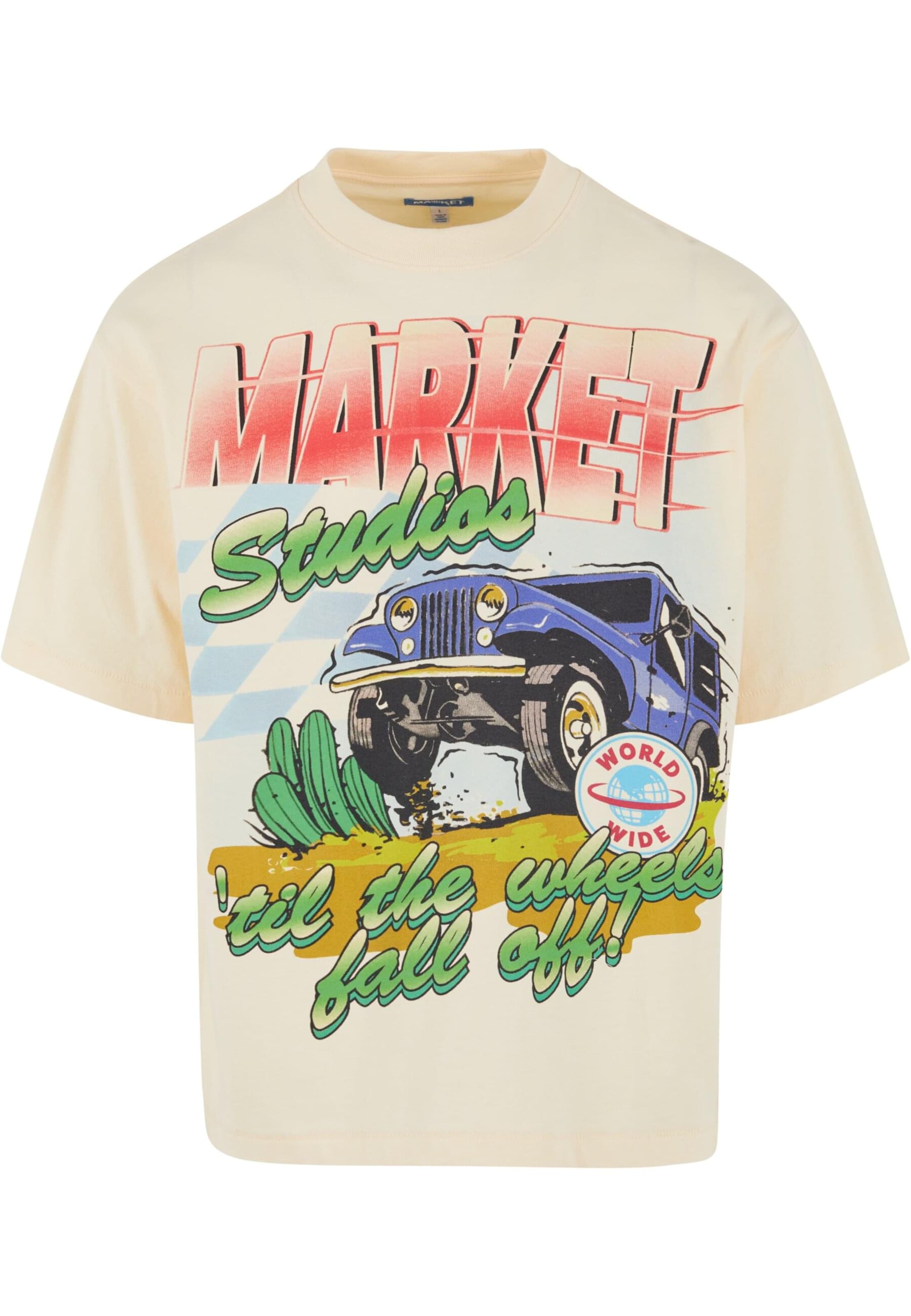 MARKET Shirt 'Wheels Off' in Beige: front