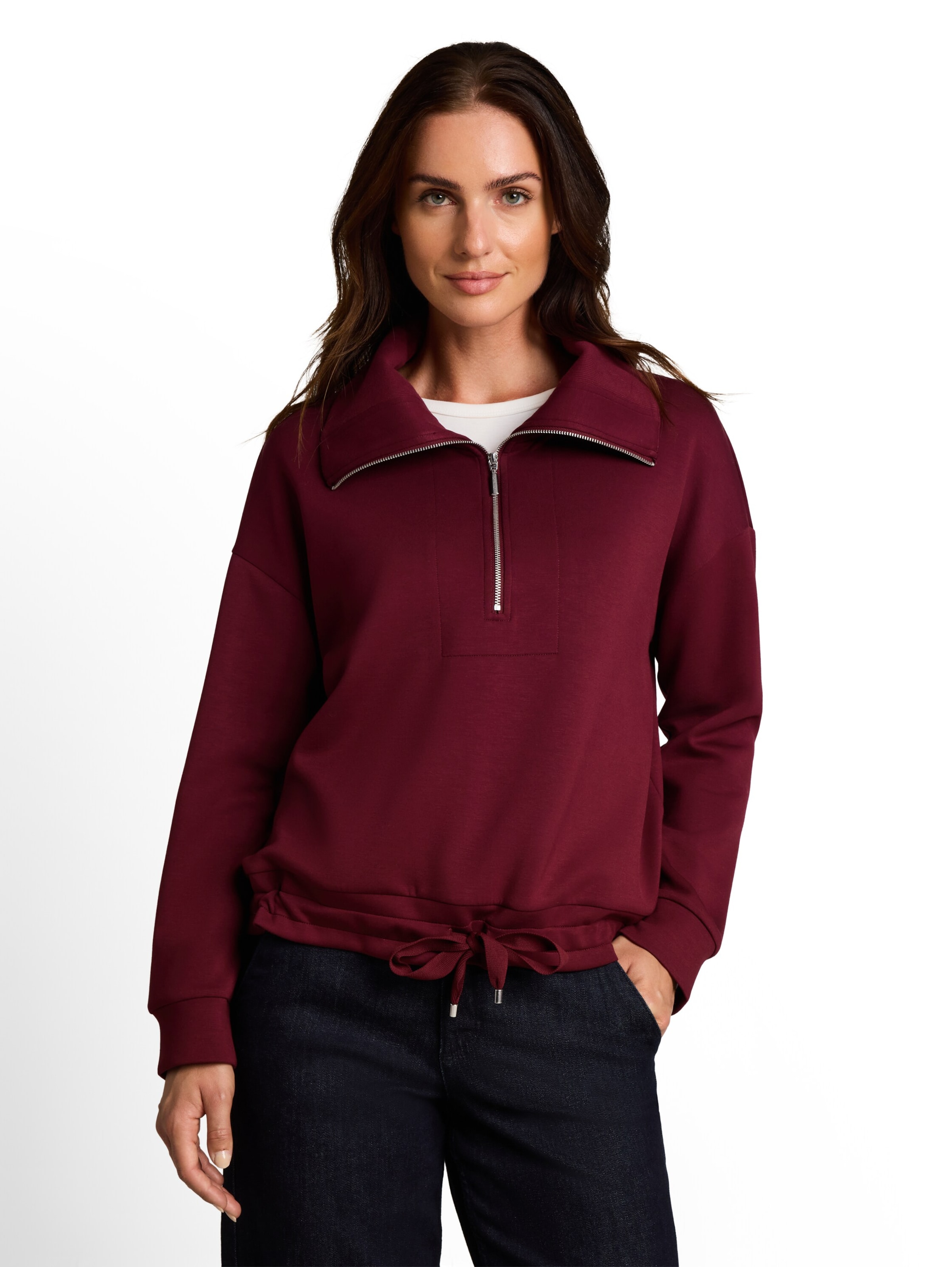 TOM TAILOR - Sudadera en rojo: frente