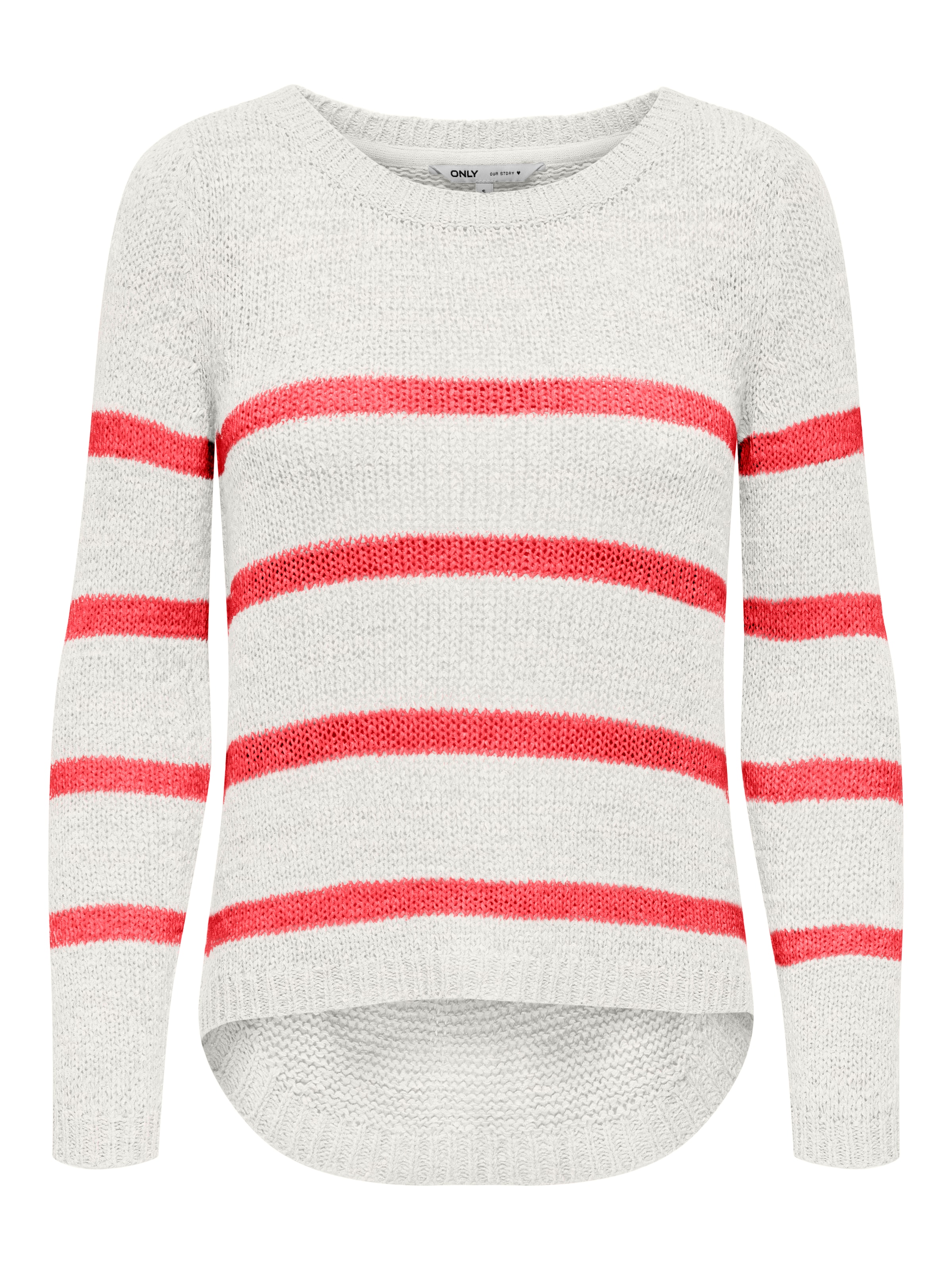 ONLY Sweter 'ONLGeena' w kolorze biały: przód