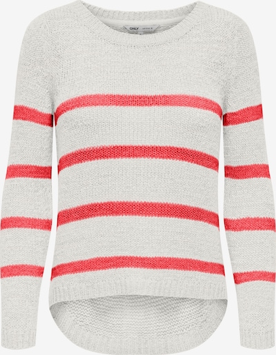 ONLY Pulover 'ONLGeena' u koraljna / bijela, Pregled proizvoda