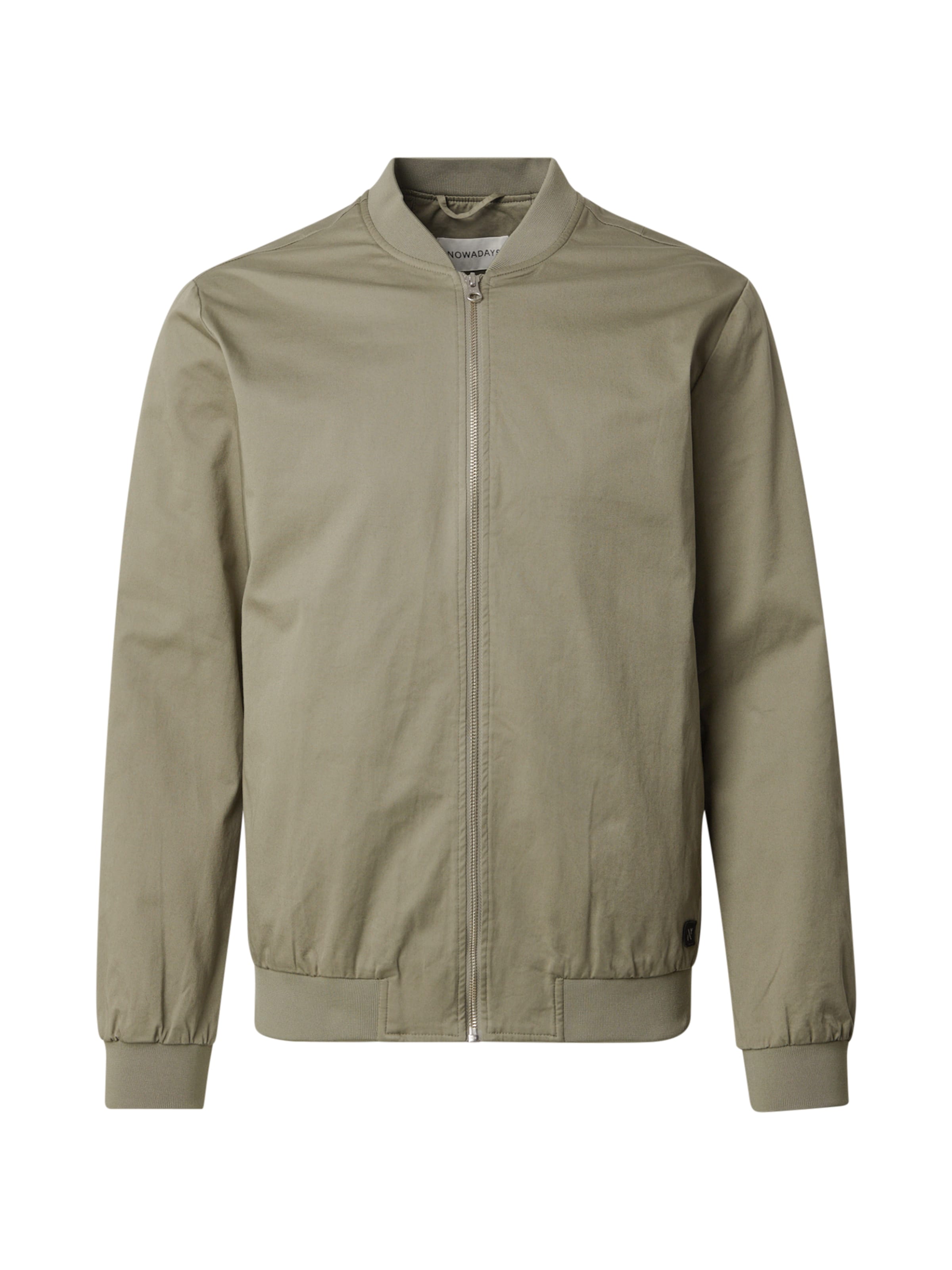 NOWADAYS Kurtka przejściowa w kolorze zielony: przód