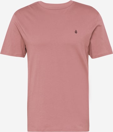 Volcom T-Shirt 'Stone Blanks' in Rot: predná strana