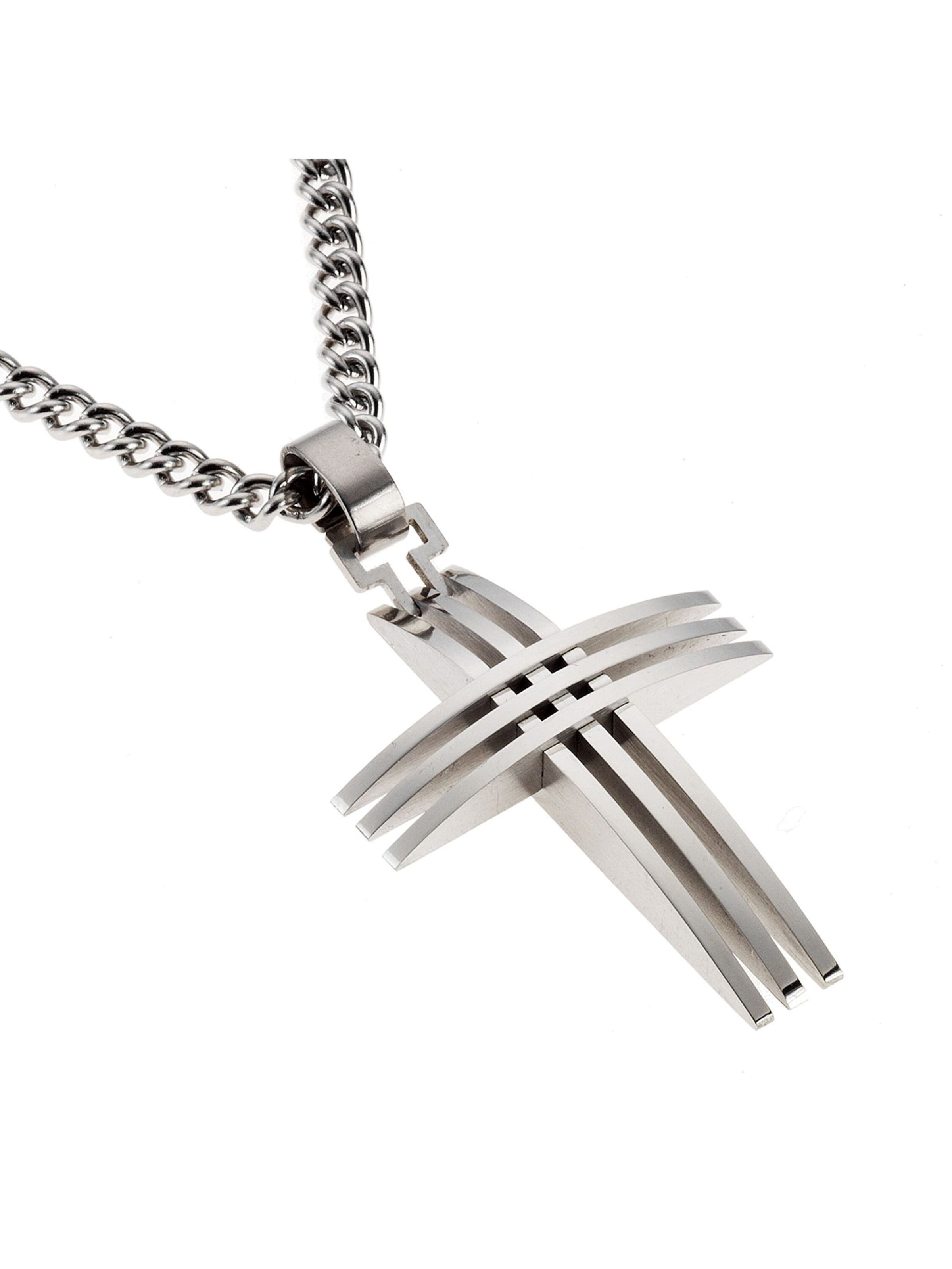 Zeeme Necklace in Silver: front