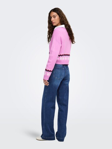 Pullover 'Xmas Jollie' di ONLY in rosa