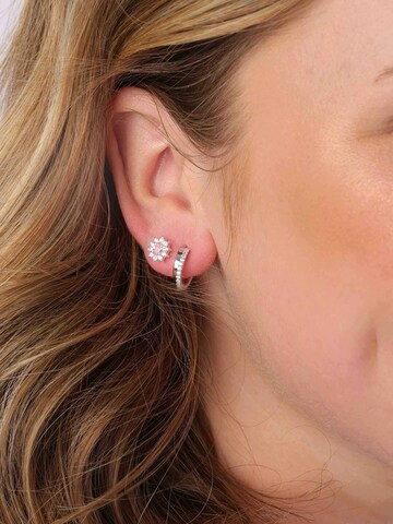 Boucles d'oreilles Lucardi en argent