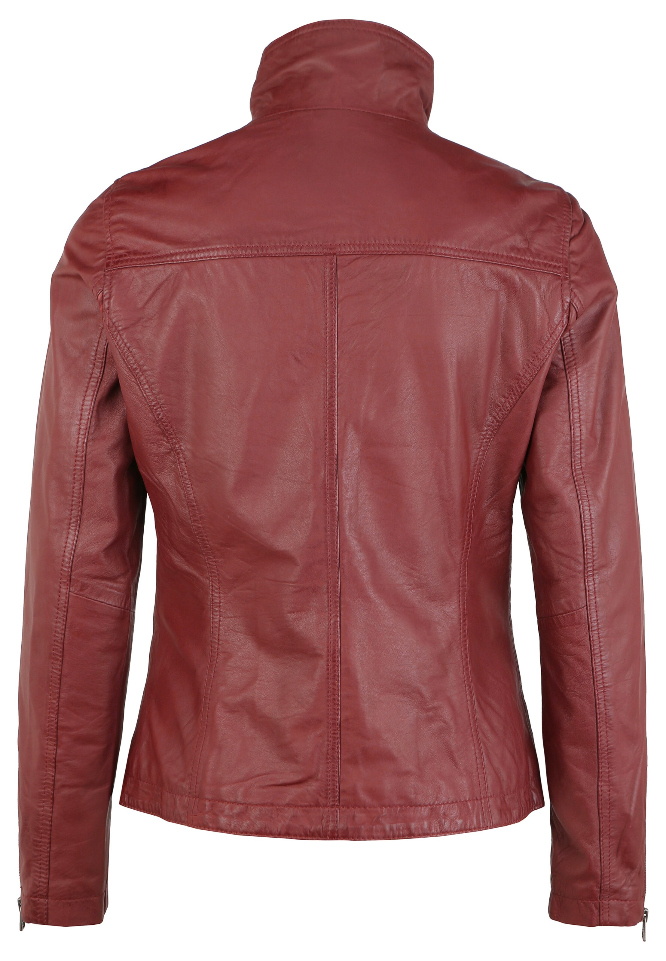 7ELEVEN Lederjacke 'Rimini' in Rot