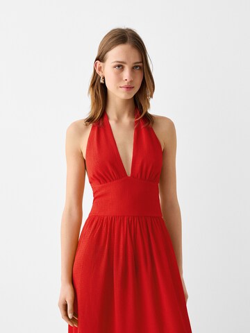 Robe d’été Bershka en rouge : devant