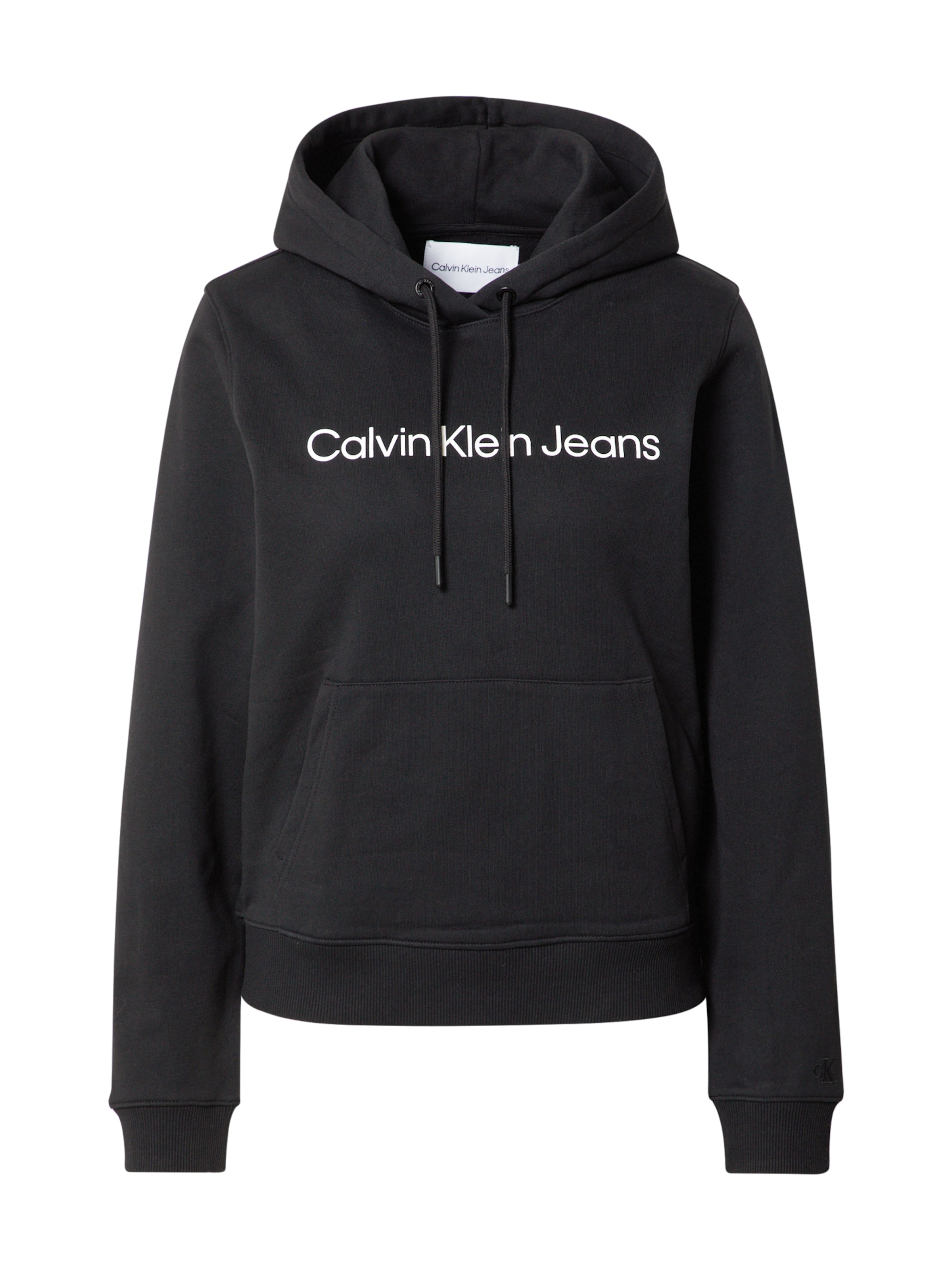Calvin klein jeans black hoodie new arrivals
