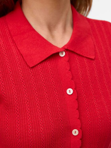VERO MODA Cardigan 'VMLuxlight' i rød