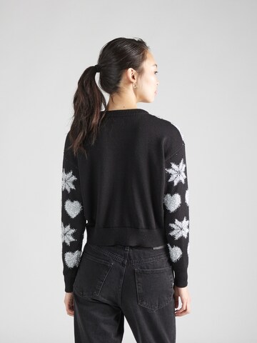 ONLY Sweter 'XMAS LOVE' w kolorze czarny