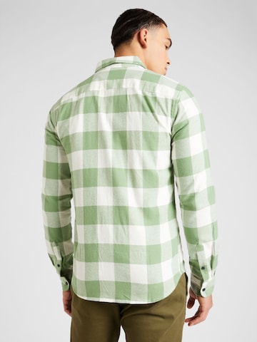 Only & Sons Slim fit Button Up Shirt 'GUDMUND' in Green