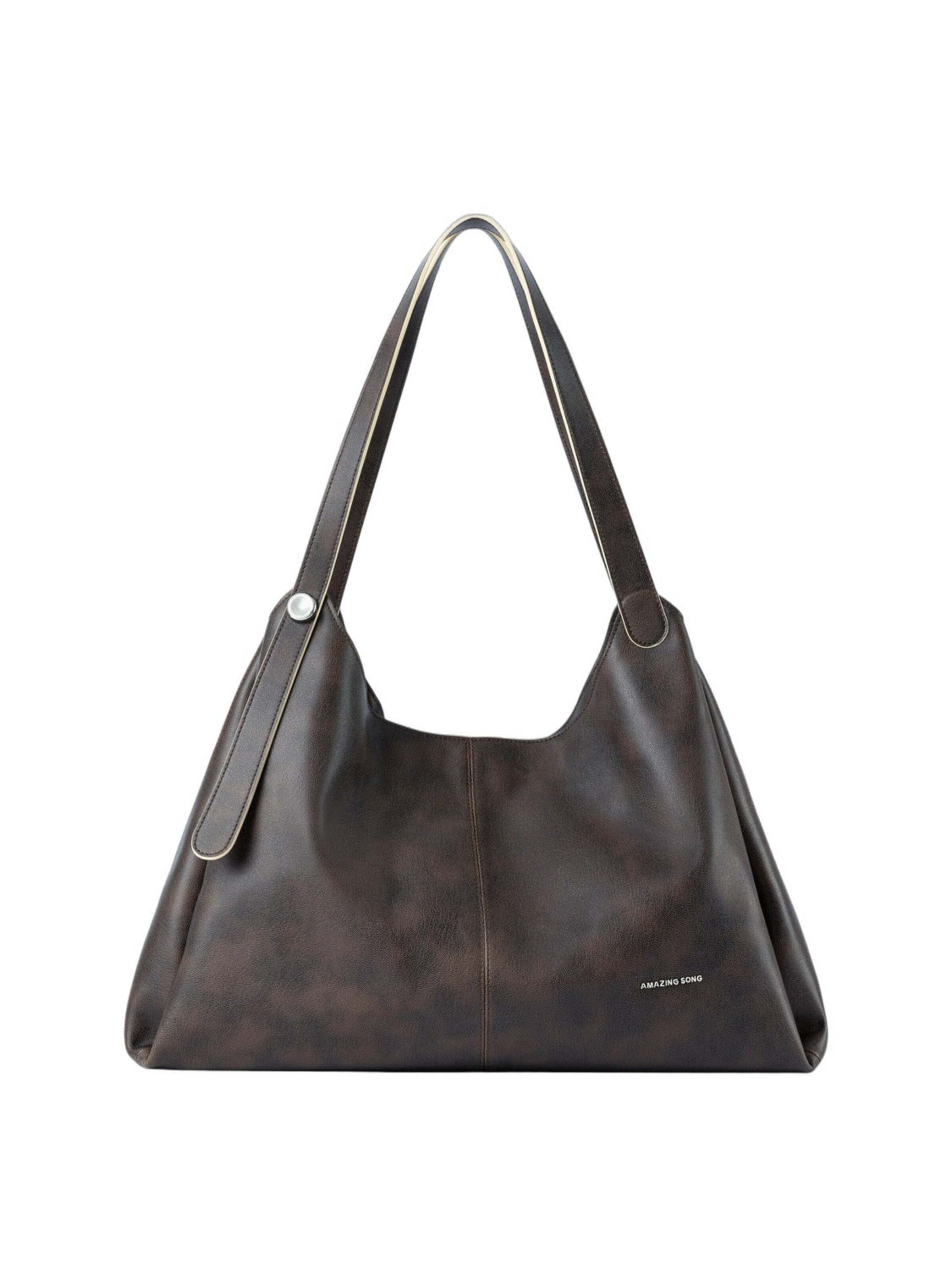 Amazing Song Torba shopper 'Berry Tote' w kolorze brązowy: przód