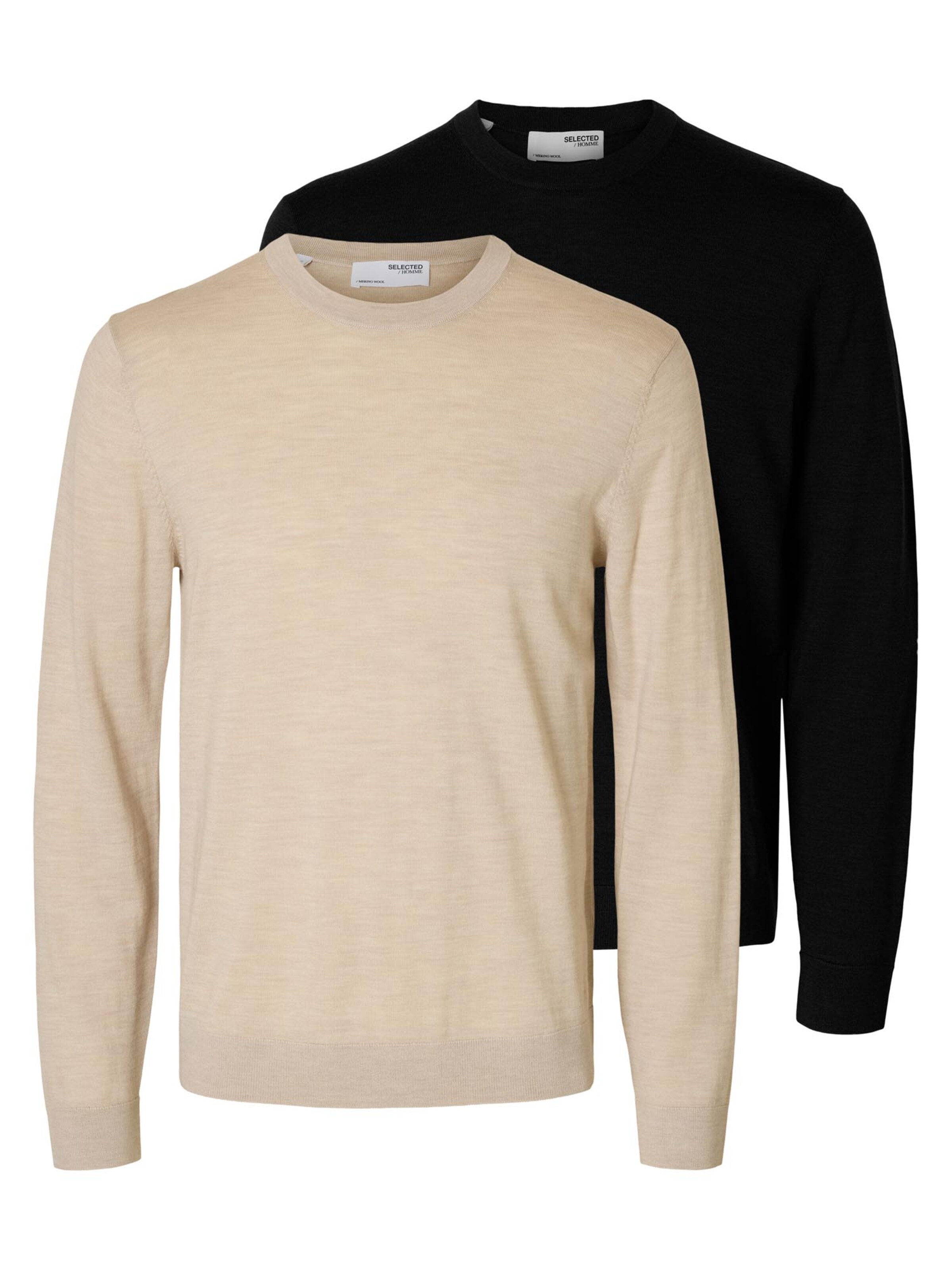 SELECTED Sweater 'Tray' in S in Mottled beige, Item view