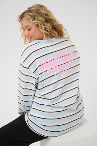 KAFFE CURVE Shirt 'KCelona' in Blue